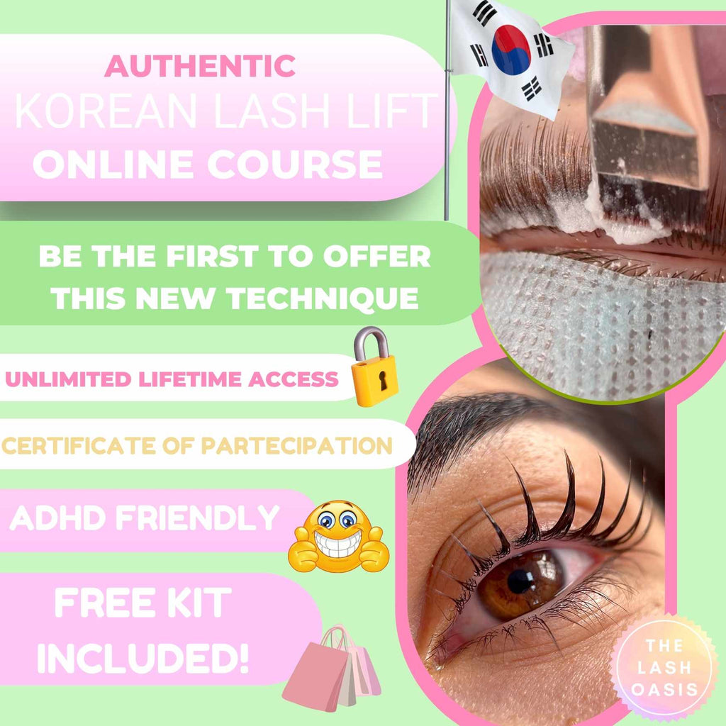 KOREAN LASH LIFT COURSE 🇰🇷👀💕(Kit Included) English Version